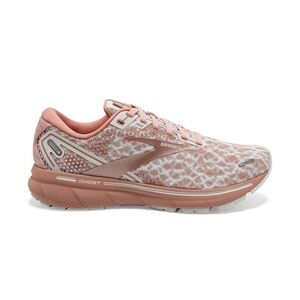 Brooks Ghost 14 Running Shoe in Delicacy/Brown/Coral